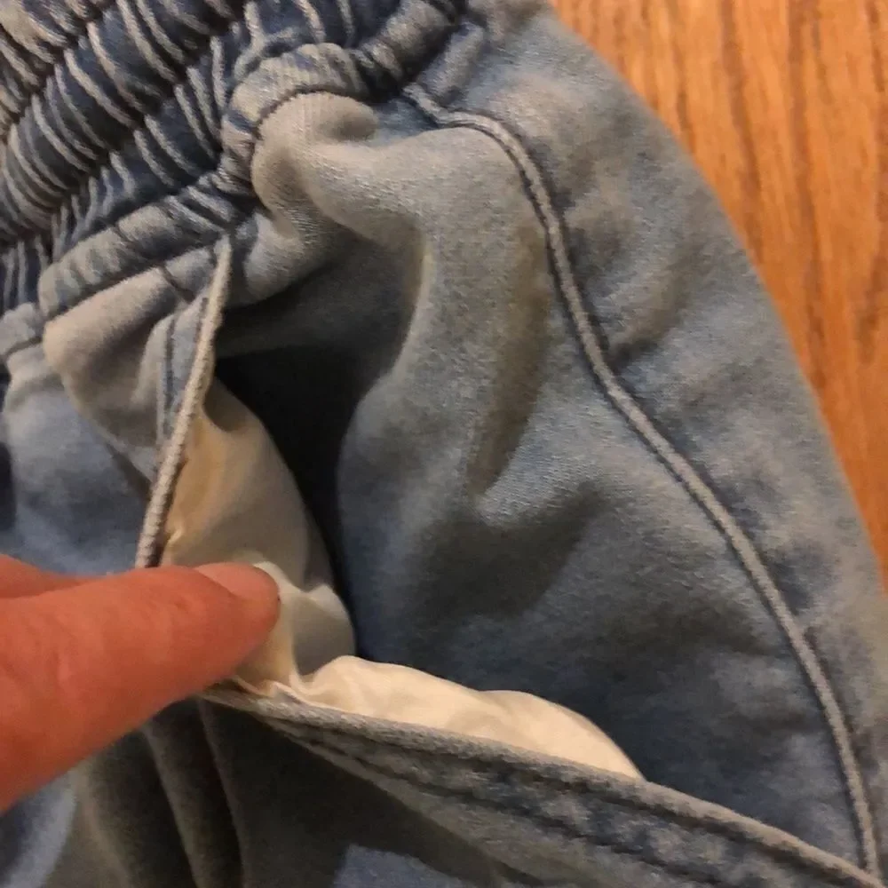 3/$15 elastic waist jeans